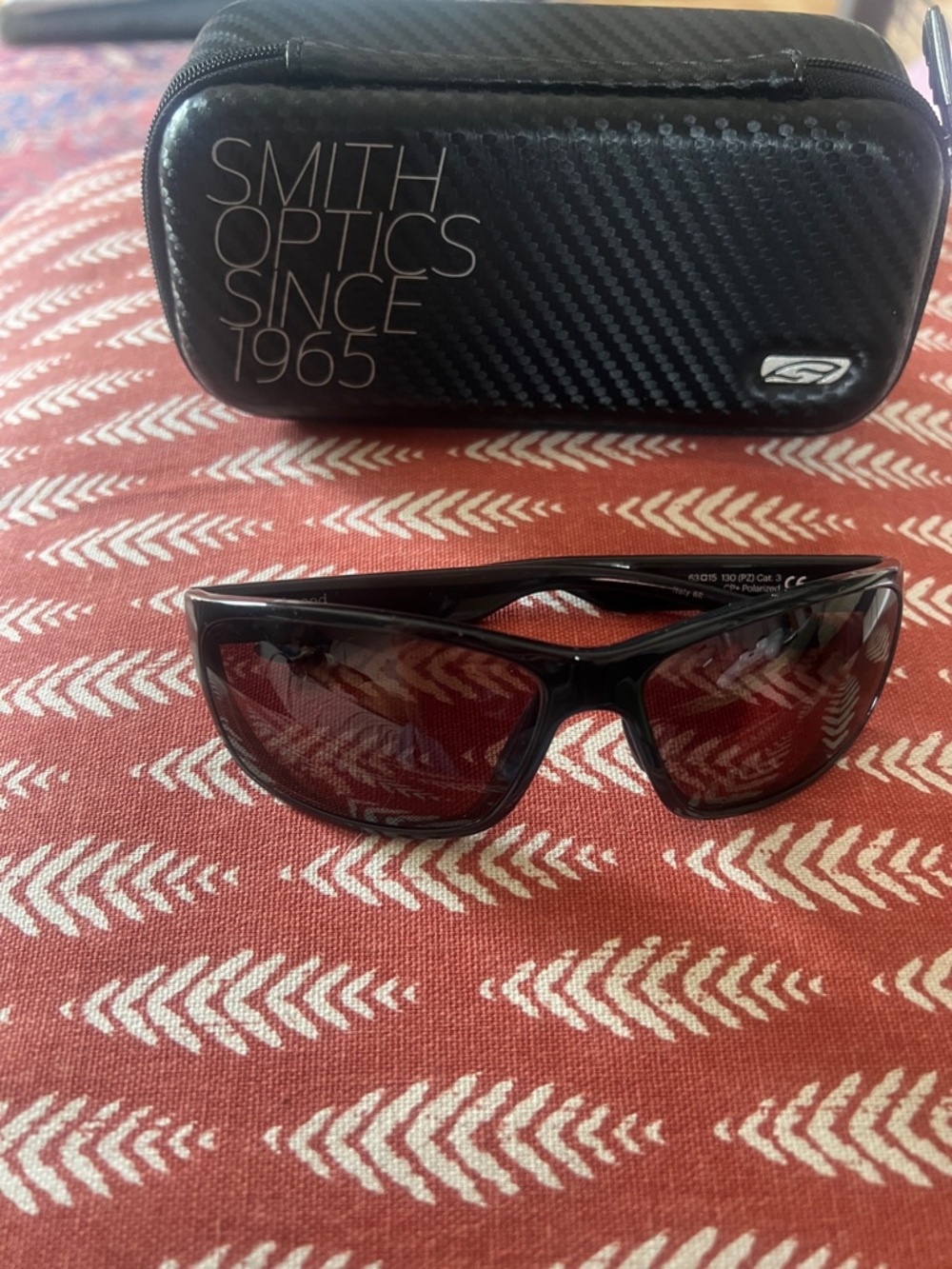 Smith Optics Men's Black Frame Sunglasses with Brown Tinted Lenses